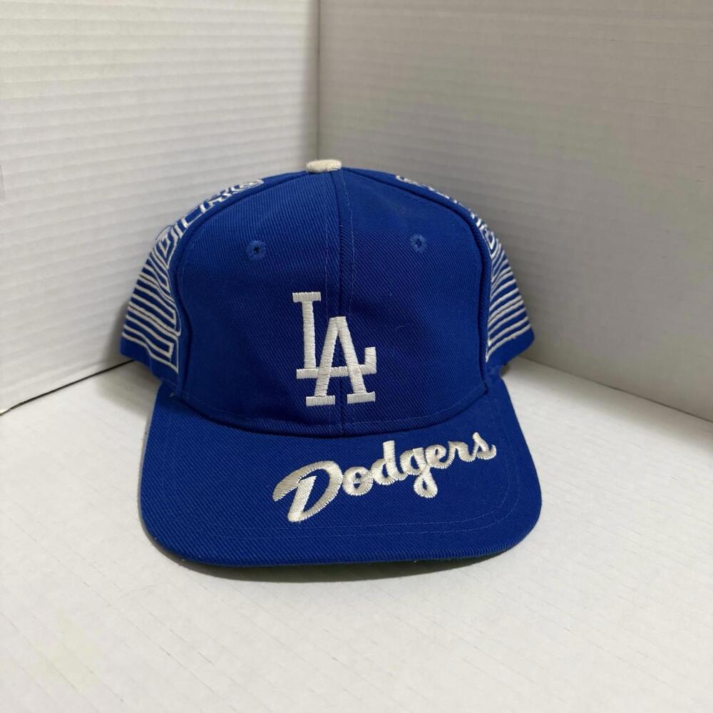 Vintage Los Angeles Dodgers MLB Script Snapback Hat Men’s